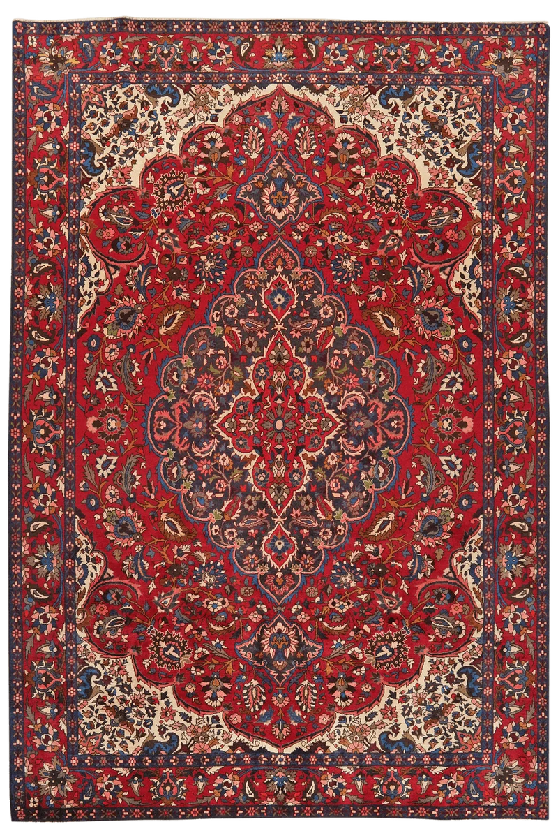 Bakhtiar · Handgeknüpft – Rot, 307x206 cm