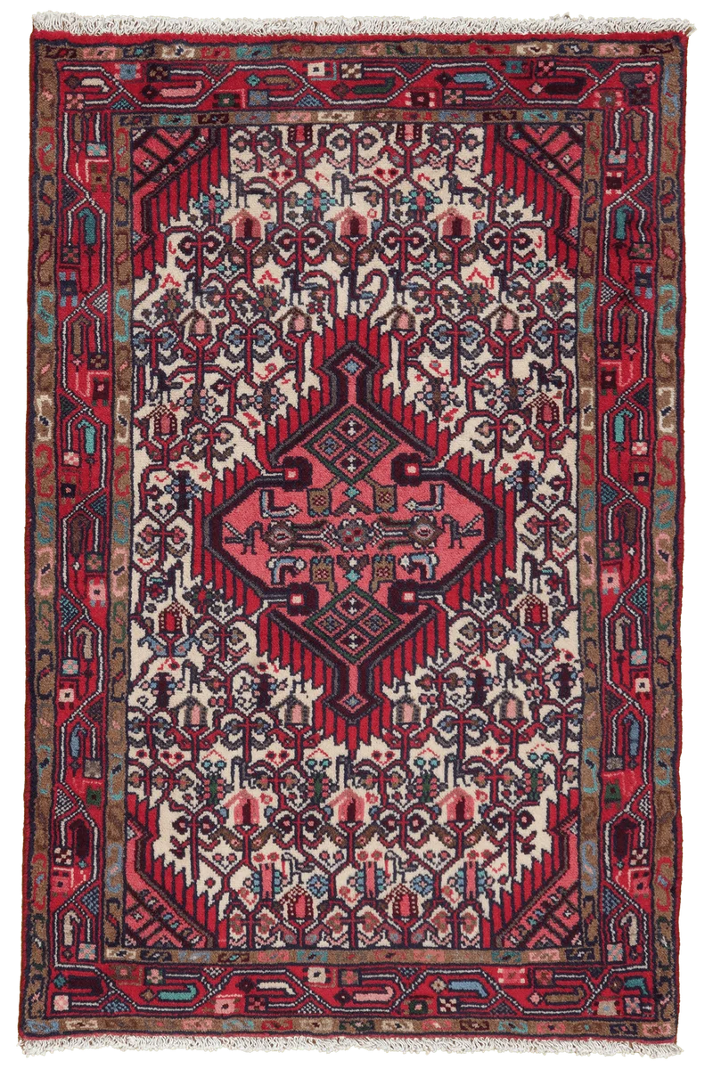 Assadabad · Handgeknüpft – Beige, 116x77 cm