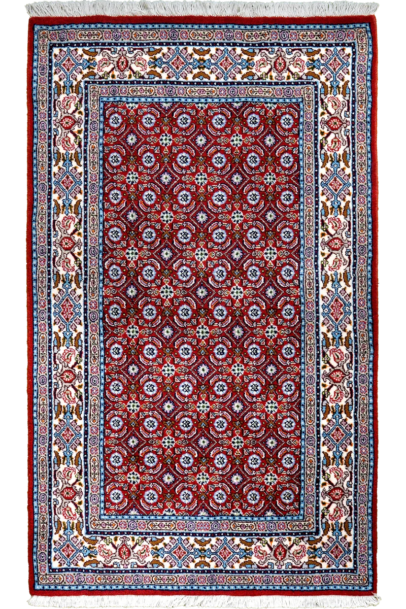 Moud Mahi · Handgeknüpft – Rot, 124x76 cm