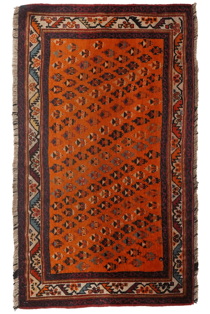 Gashgai · Handgeknüpft – Orange, 57x97 cm