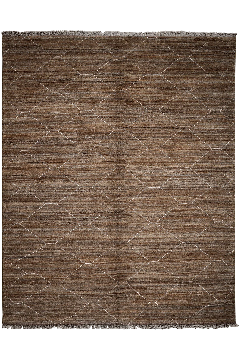 Gabbeh Basi · Handgeknüpft – Braun, 195x157 cm