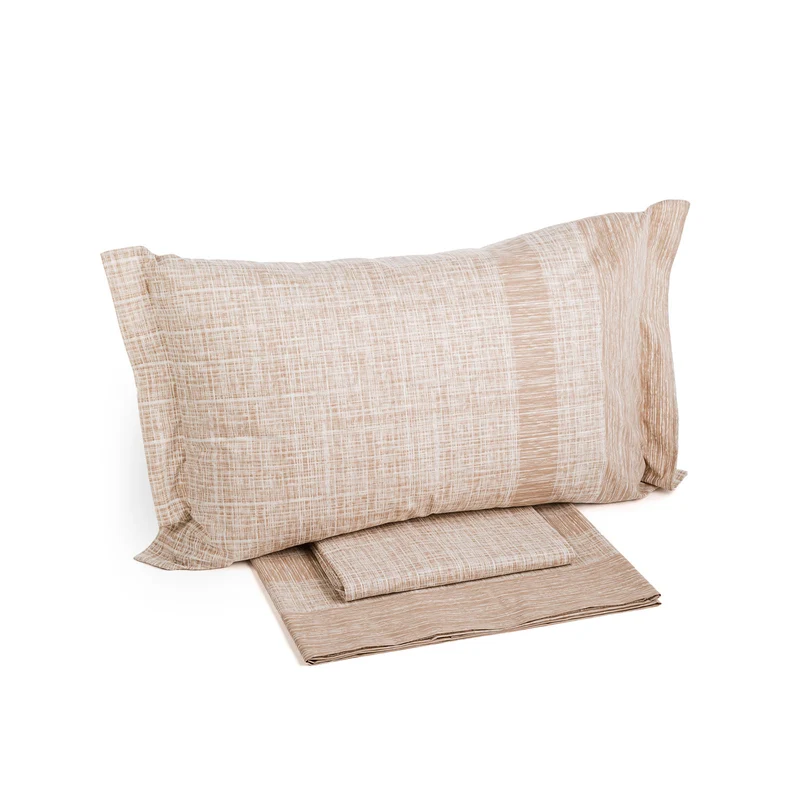 Completo Lenzuola green Floreale in Cotone