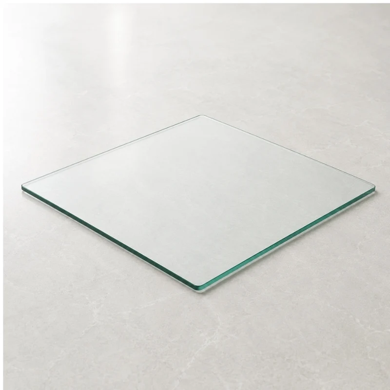 Glasplatte TERRY 50x50cm Quadratisch Gehärtetes Glas