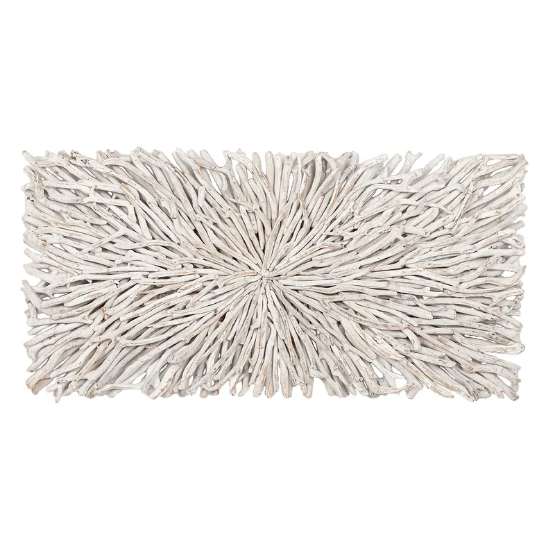 Wand-Deko-Objekt BULAT White Wash ca. L120cm Treibholz