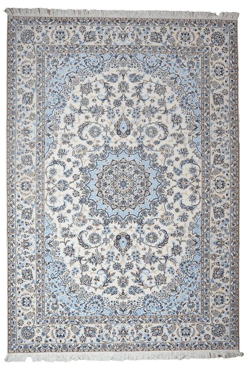 Nain 6La · Handgeknüpft – Beige, 233x161 cm