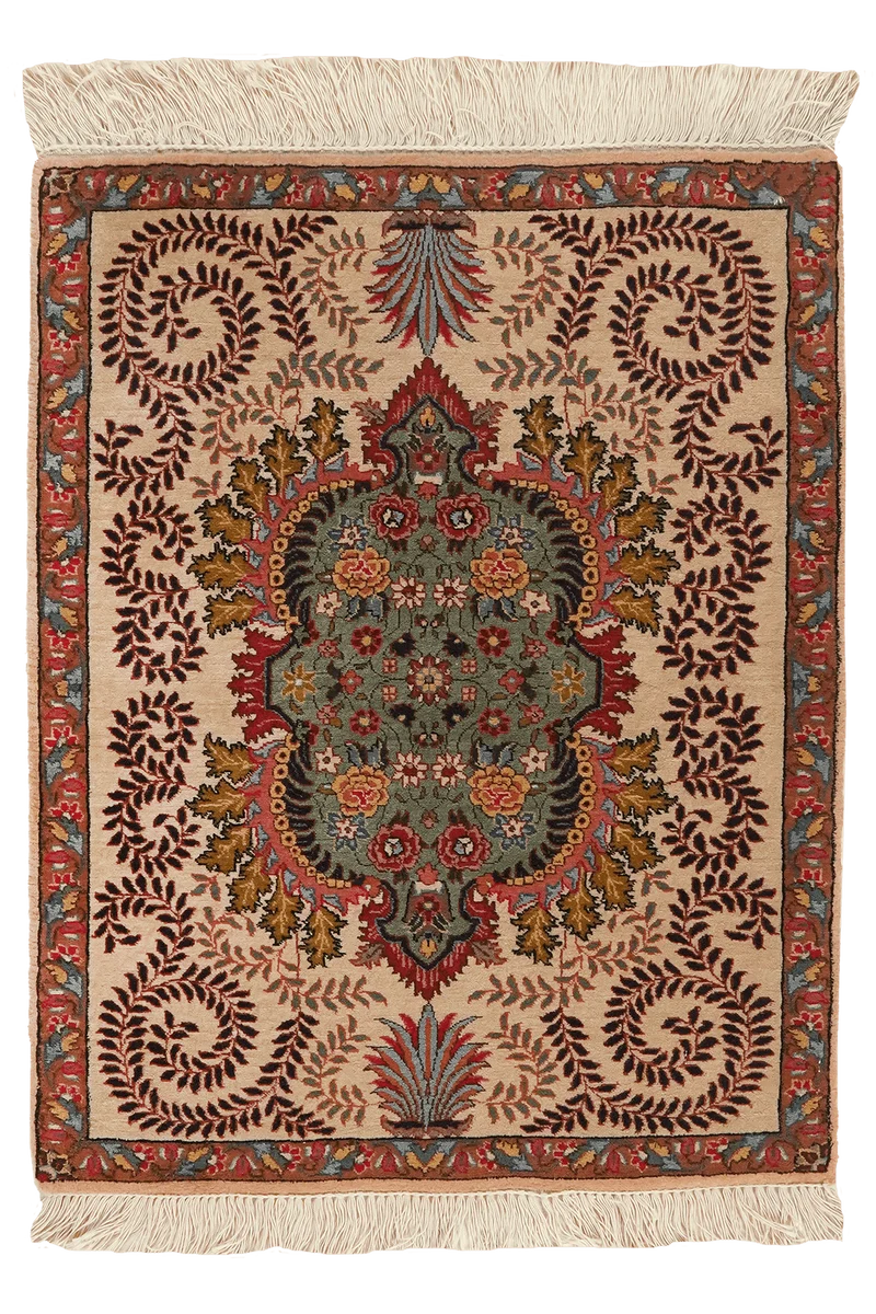 Tabriz Old · Handgeknüpft – Beige, 81x64 cm