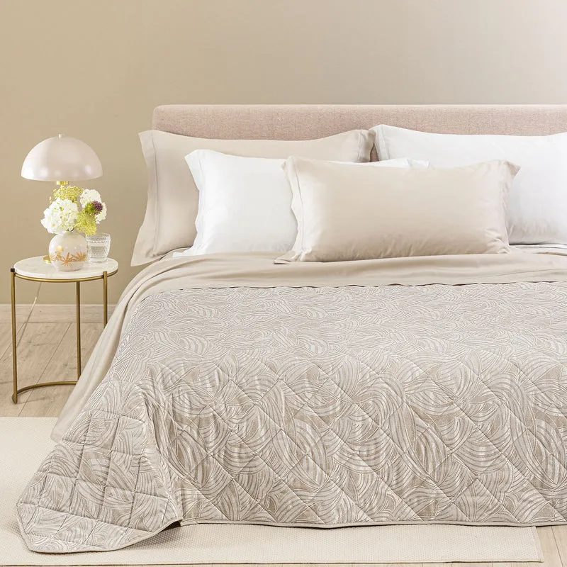 Copriletto Primaverile Apollo in Raso Jacquard 80 gr/mq