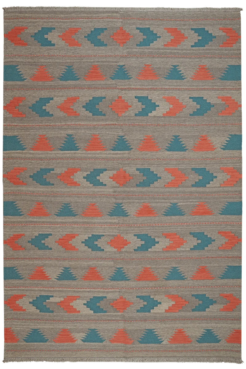 Kelim Gashgai · Handgewebt – Beige, 249x170 cm