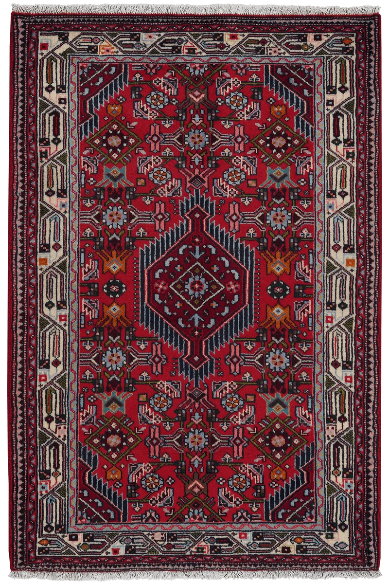 Assadabad · Handgeknüpft – Rot, 154x102 cm
