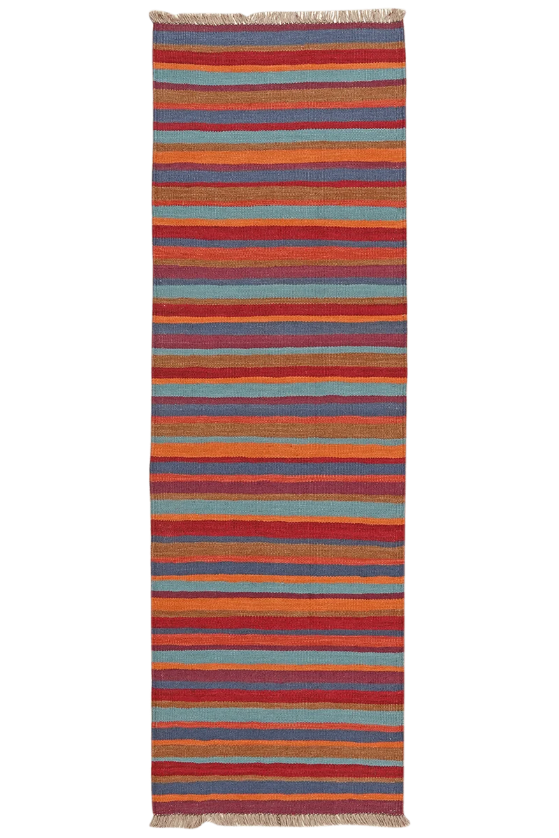 Kelim Gashgai · Handgewebt – Bunt, 190x61 cm