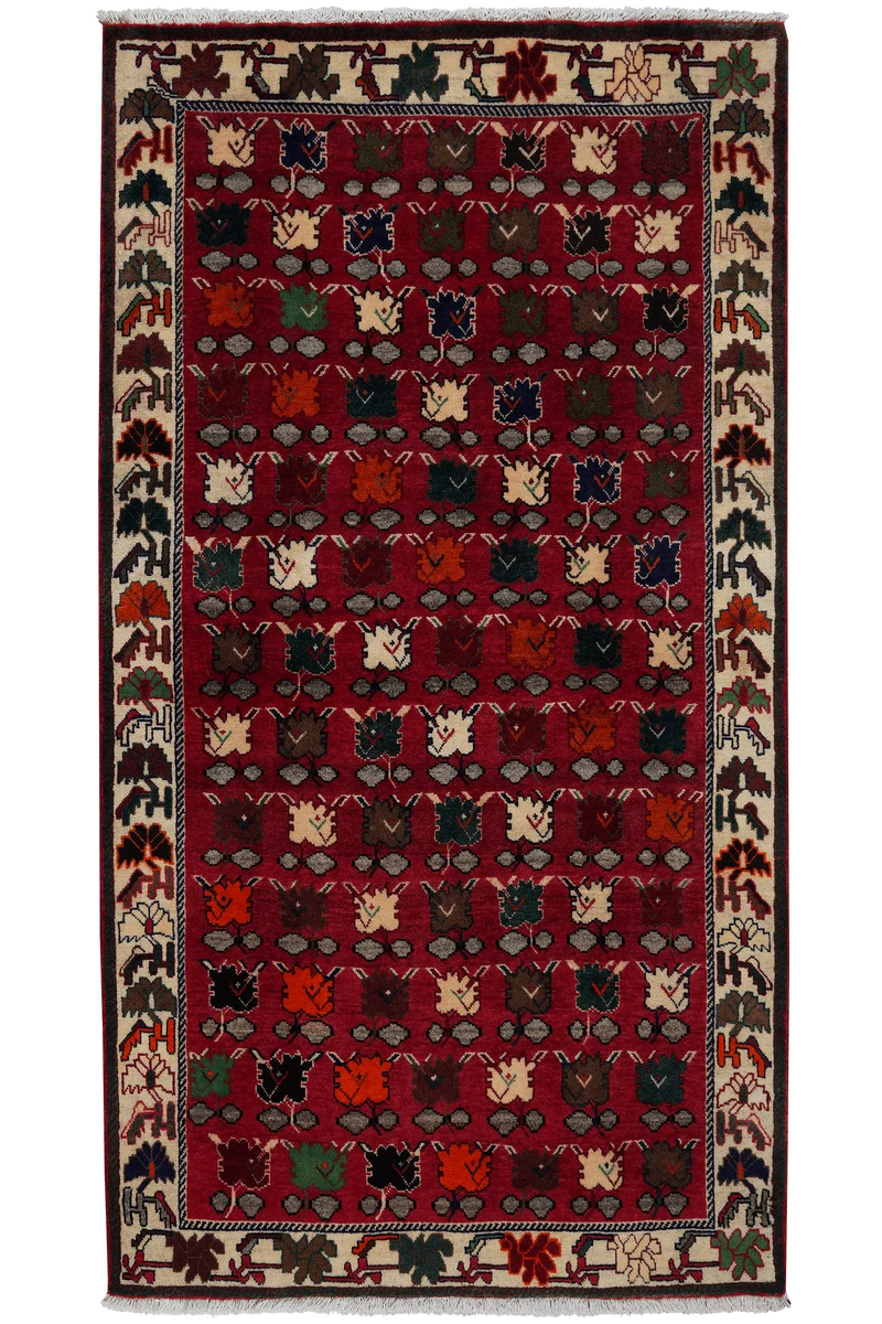 Gashgai · Handgeknüpft – Rot, 198x106 cm