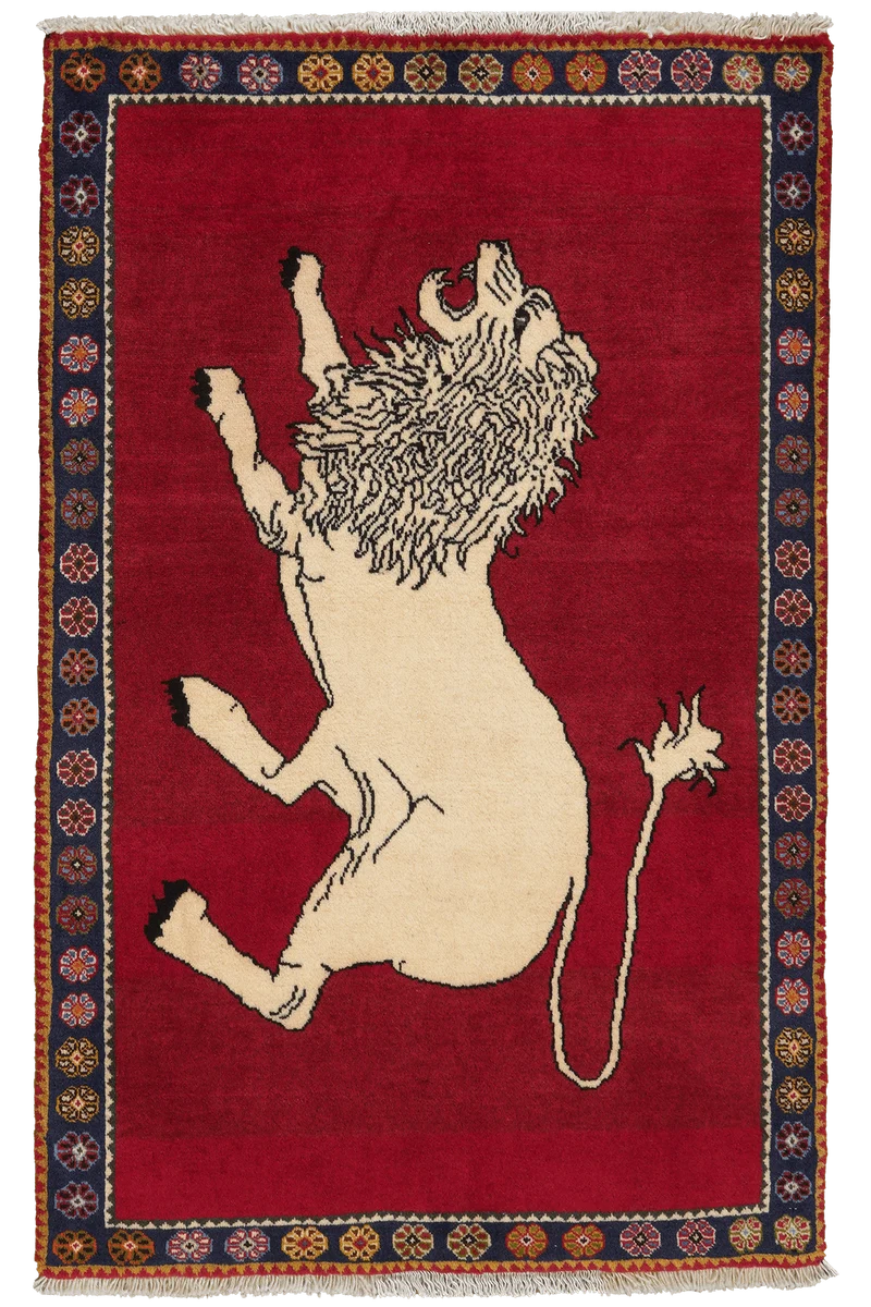 Gashgai · Handgeknüpft – Rot, 130x83 cm
