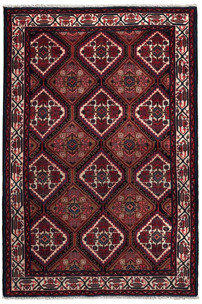 Assadabad · Handgeknüpft – Blau, 198x134 cm