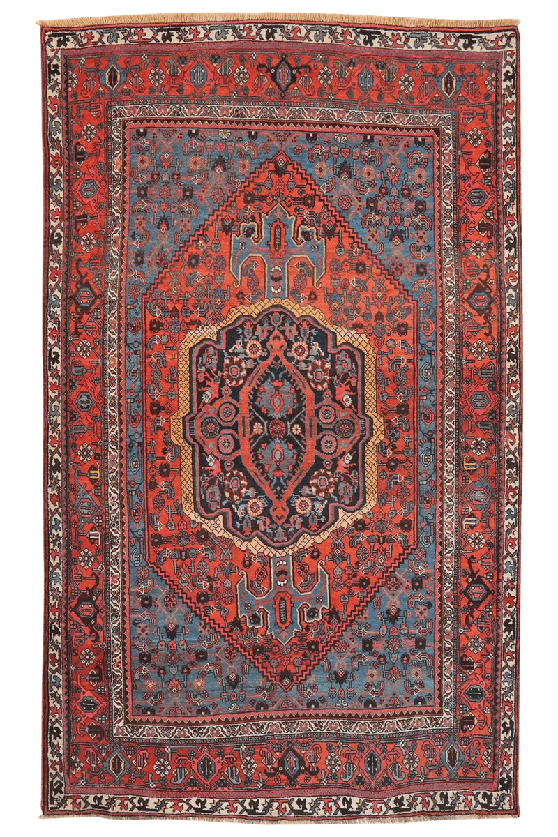 Bidjar · Handgeknüpft – Rot, 232x139 cm