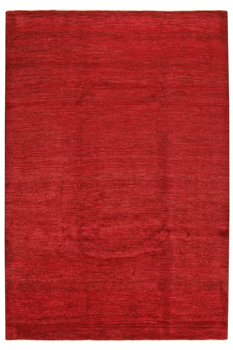 Rizbaf · Handgeknüpft – Rot, 295x203 cm