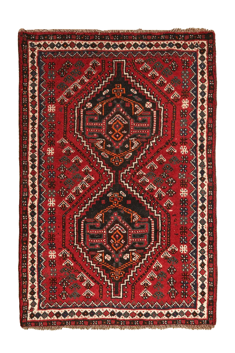 Shiraz · Handgeknüpft – Rot, 120x81 cm