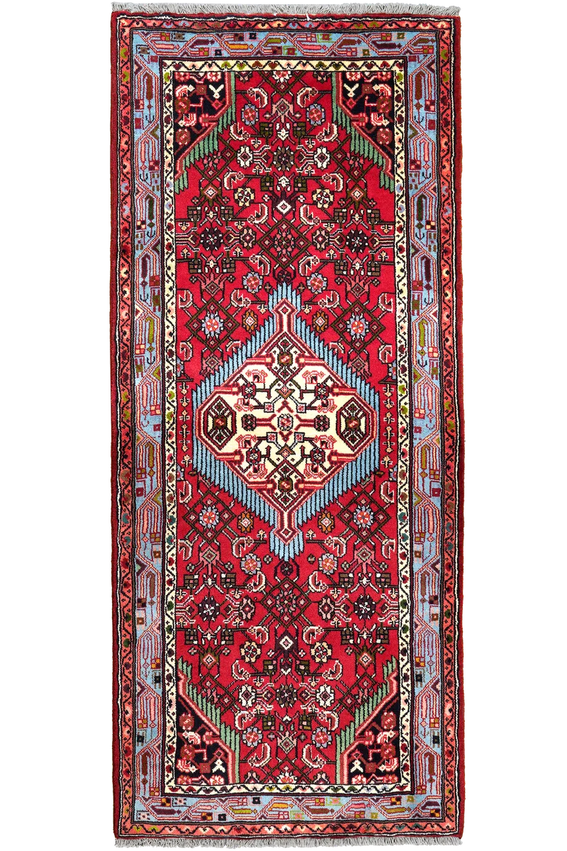 Assadabad · Handgeknüpft – Rot, 195x83 cm