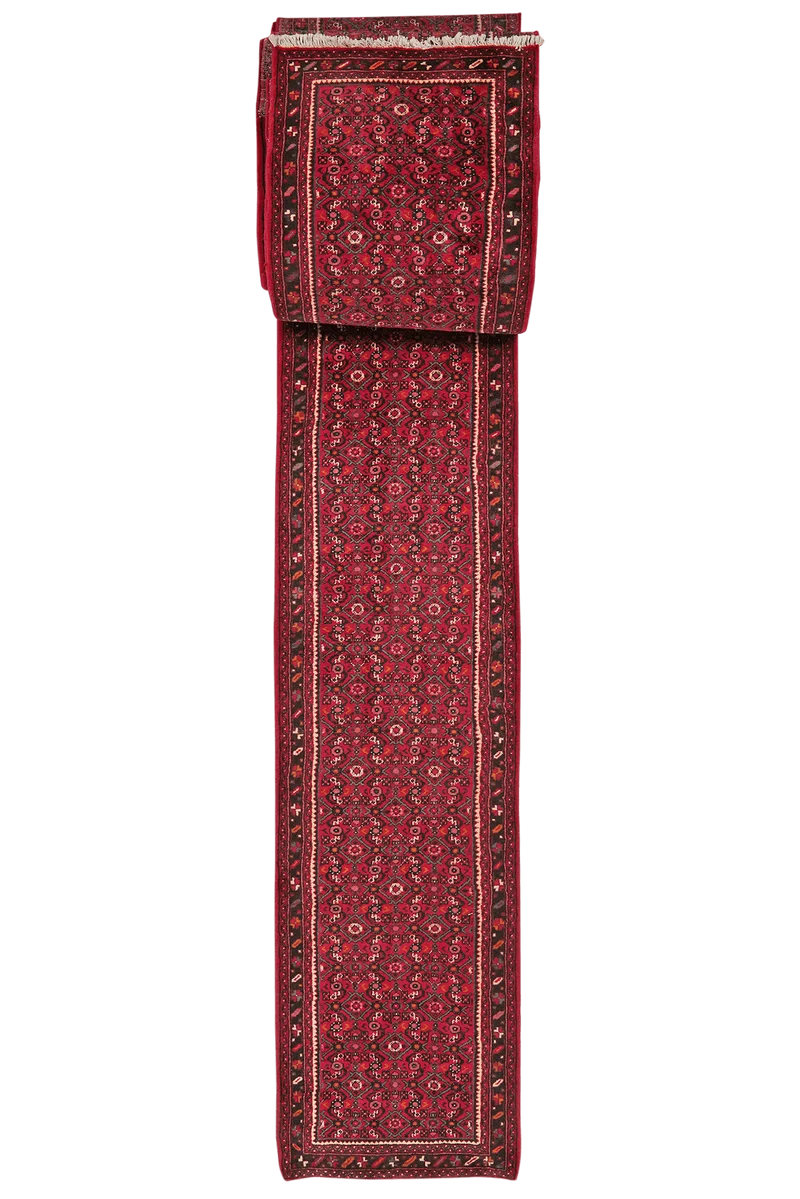 Hosseinabad · Handgeknüpft – Rot, 2070x78 cm