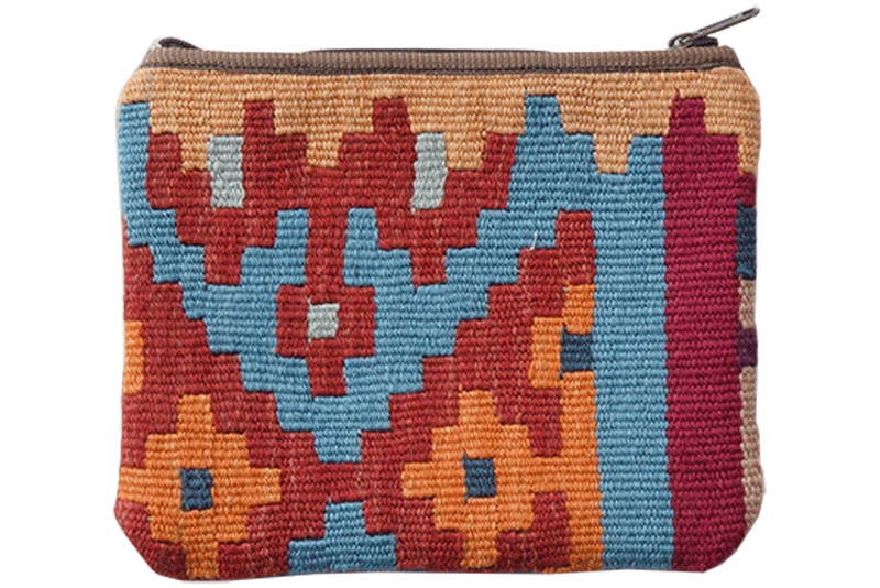 Kelim Bag · Handgefertigt – Bunt, 30x25 cm