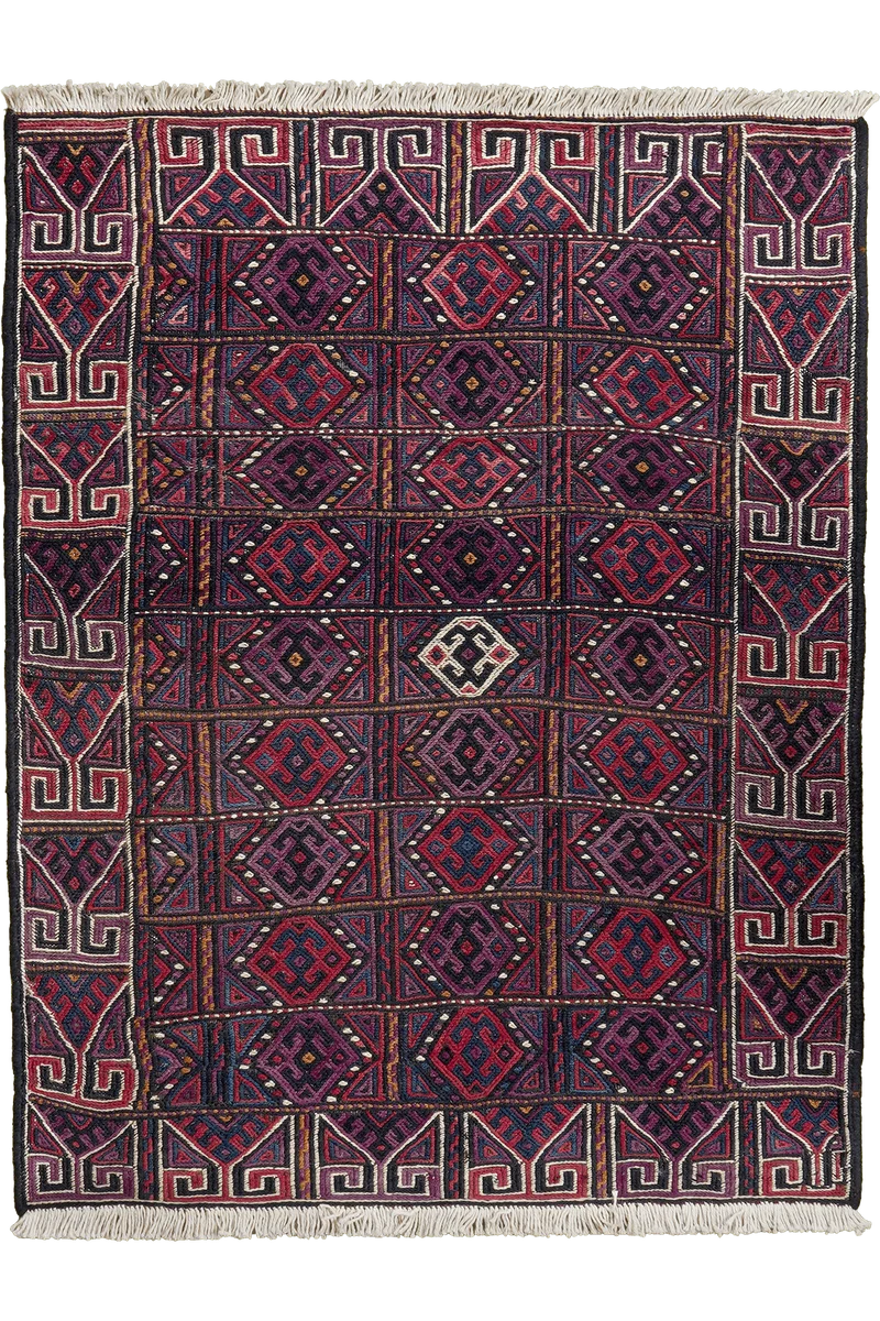 Sumak Shahsavan · Handgewebt – Bunt, 93x72 cm