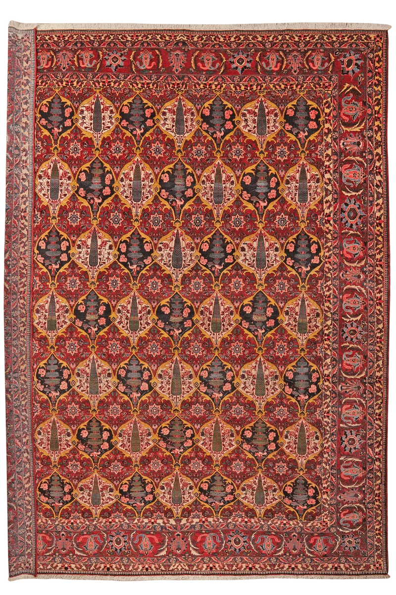 Bakhtiar · Handgeknüpft – Rot, 429x320 cm