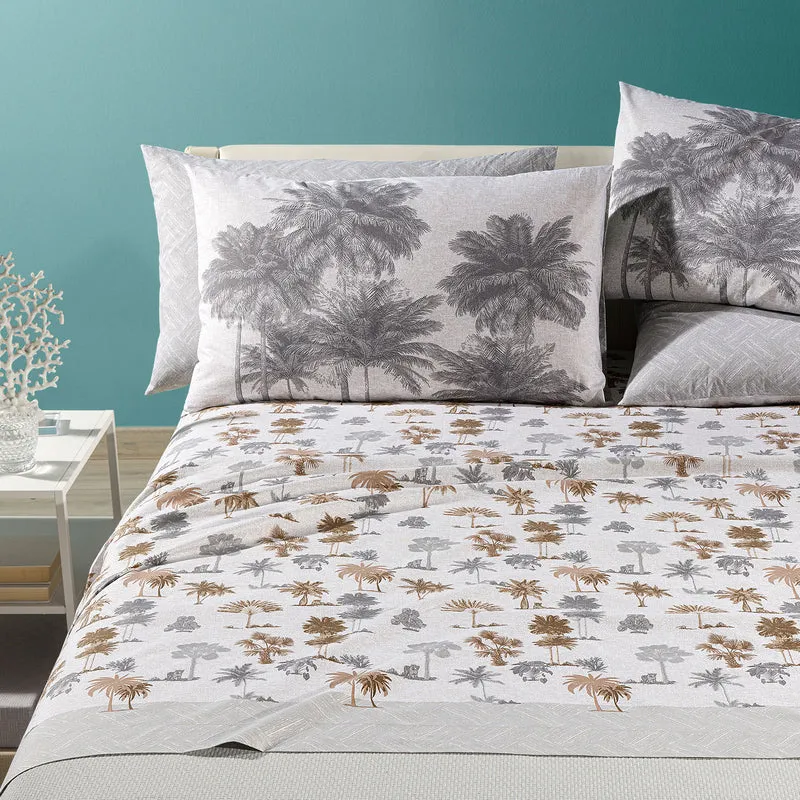 Completo Lenzuola bali Tropical in Cotone