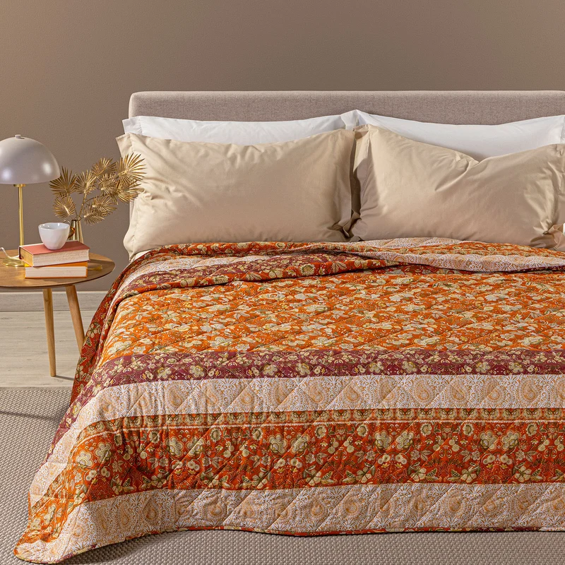 Copriletto Primaverile eros Oasis in Cotone 80 gr/mq