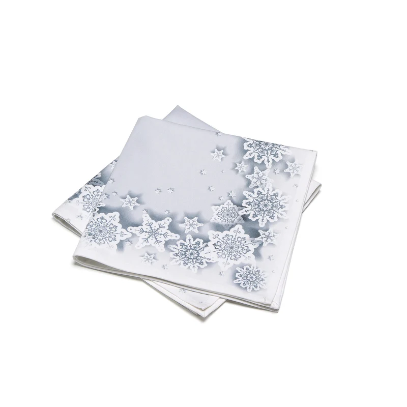 Set 2 Tovaglioli silver Floreale in Cotone