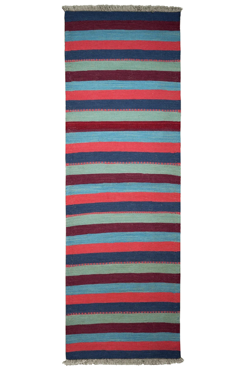 Kelim Gashgai · Handgewebt – Bunt, 205x66 cm