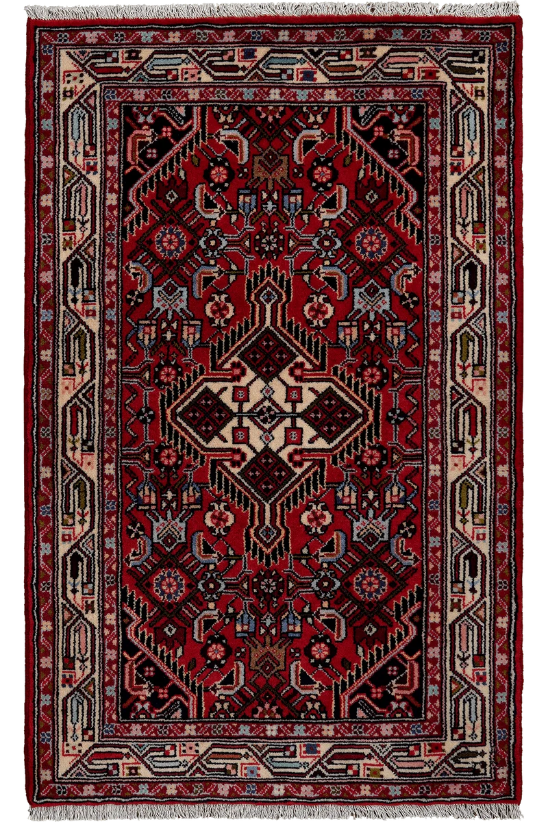 Assadabad · Handgeknüpft – Rot, 130x81 cm