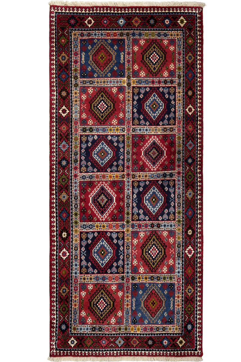 Yalameh · Handgeknüpft – Bunt, 196x85 cm