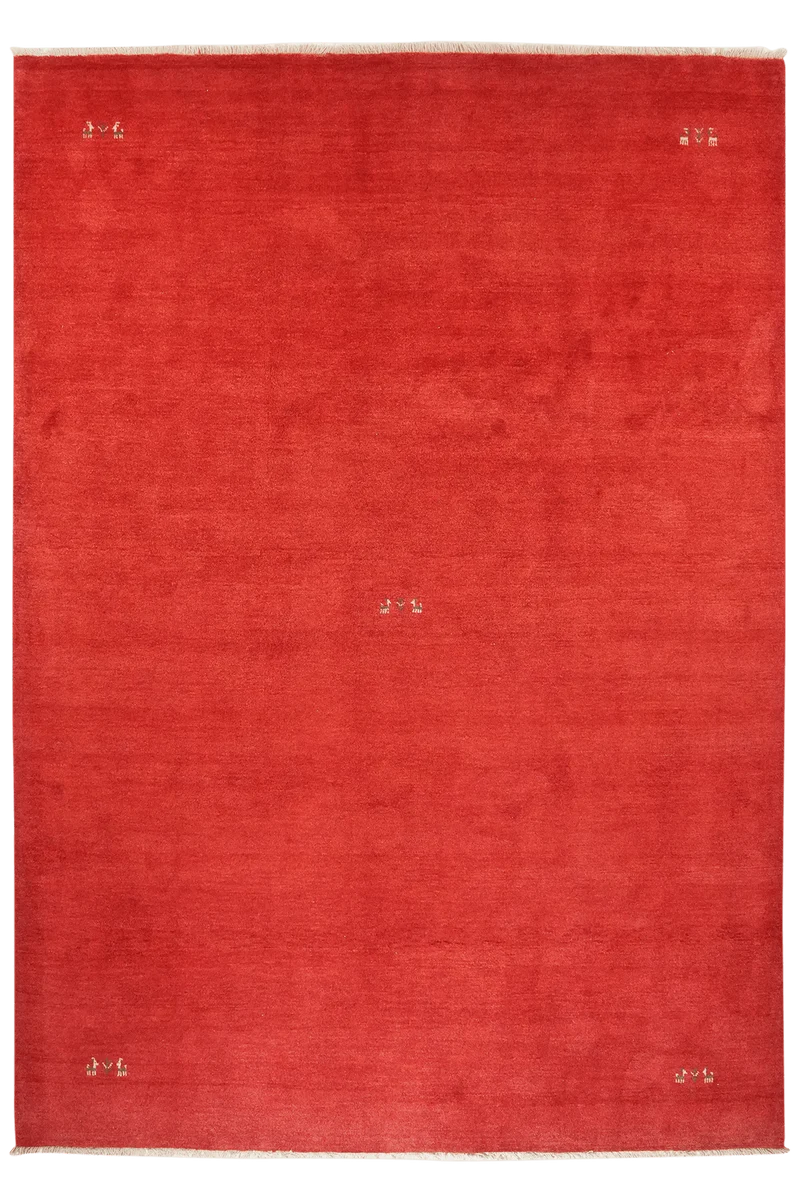 Gabbeh · Handgeknüpft – Rot, 356x253 cm