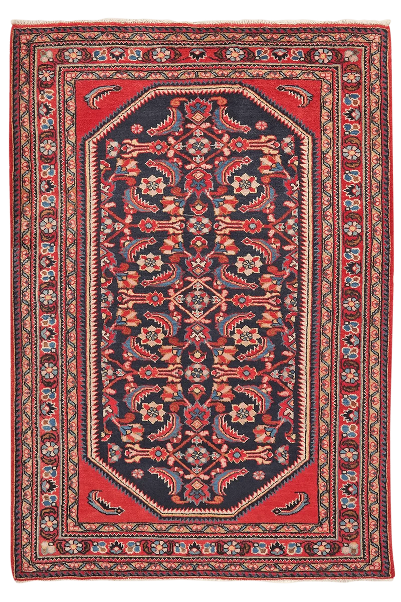 Lilian · Handgeknüpft – Blau, 160x110 cm