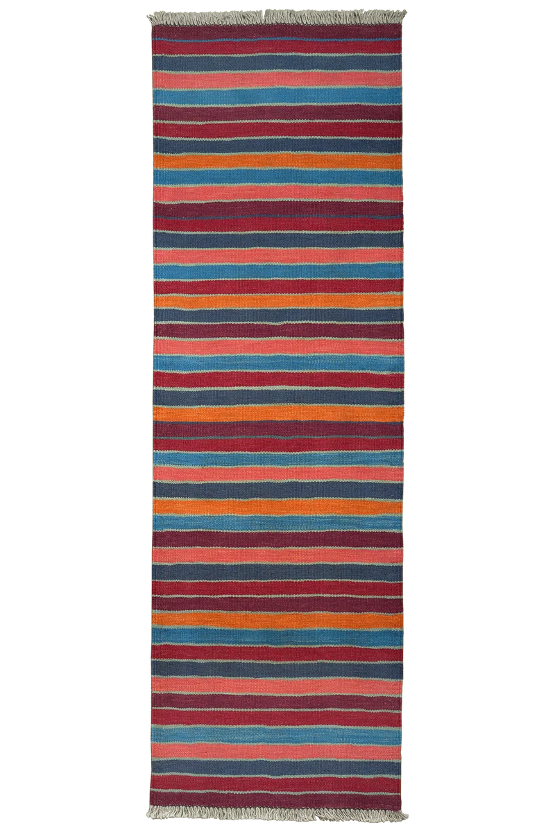 Kelim Gashgai · Handgewebt – Bunt, 201x61 cm