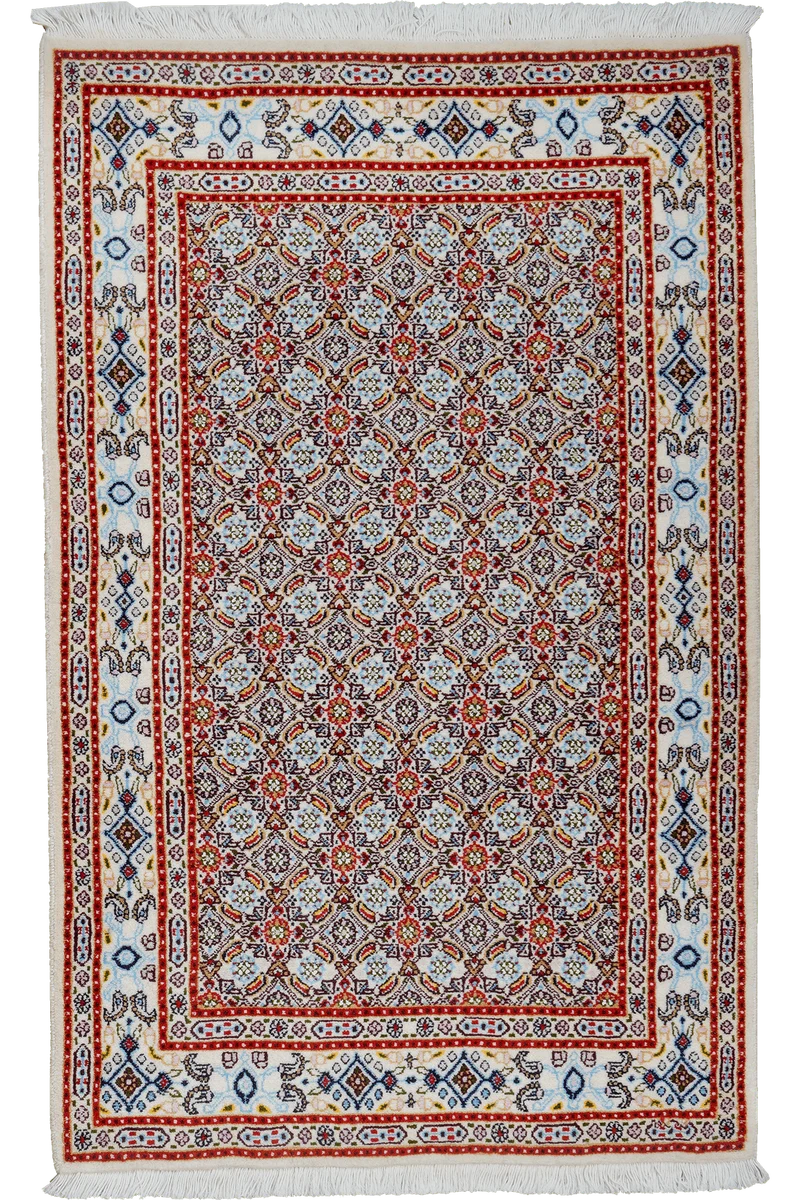 Moud Mahi · Handgeknüpft – Beige, 120x76 cm
