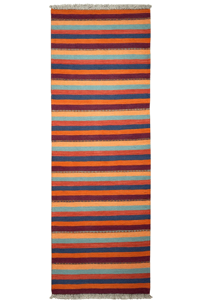 Kelim Gashgai · Handgewebt – Bunt, 184x62 cm