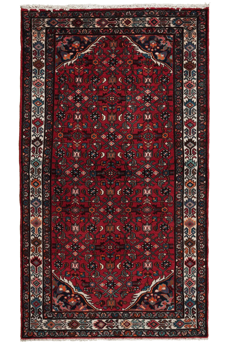 Hosseinabad · Handgeknüpft – Rot, 229x131 cm