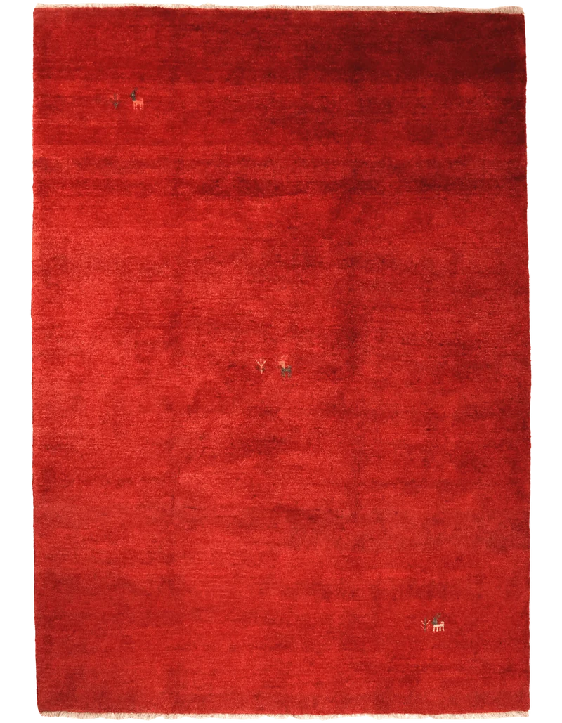 Gabbeh · Handgeknüpft – Rot, 249x177 cm