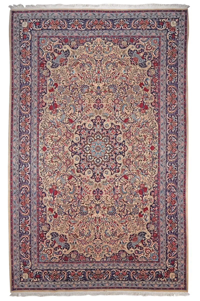 Bidjar · Handgeknüpft – Beige, 326x208 cm