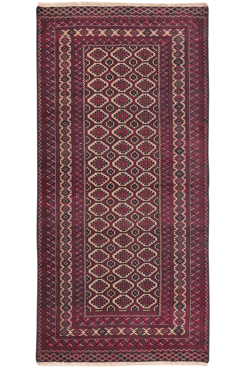 Belutch · Handgeknüpft – Beige, 182x88 cm