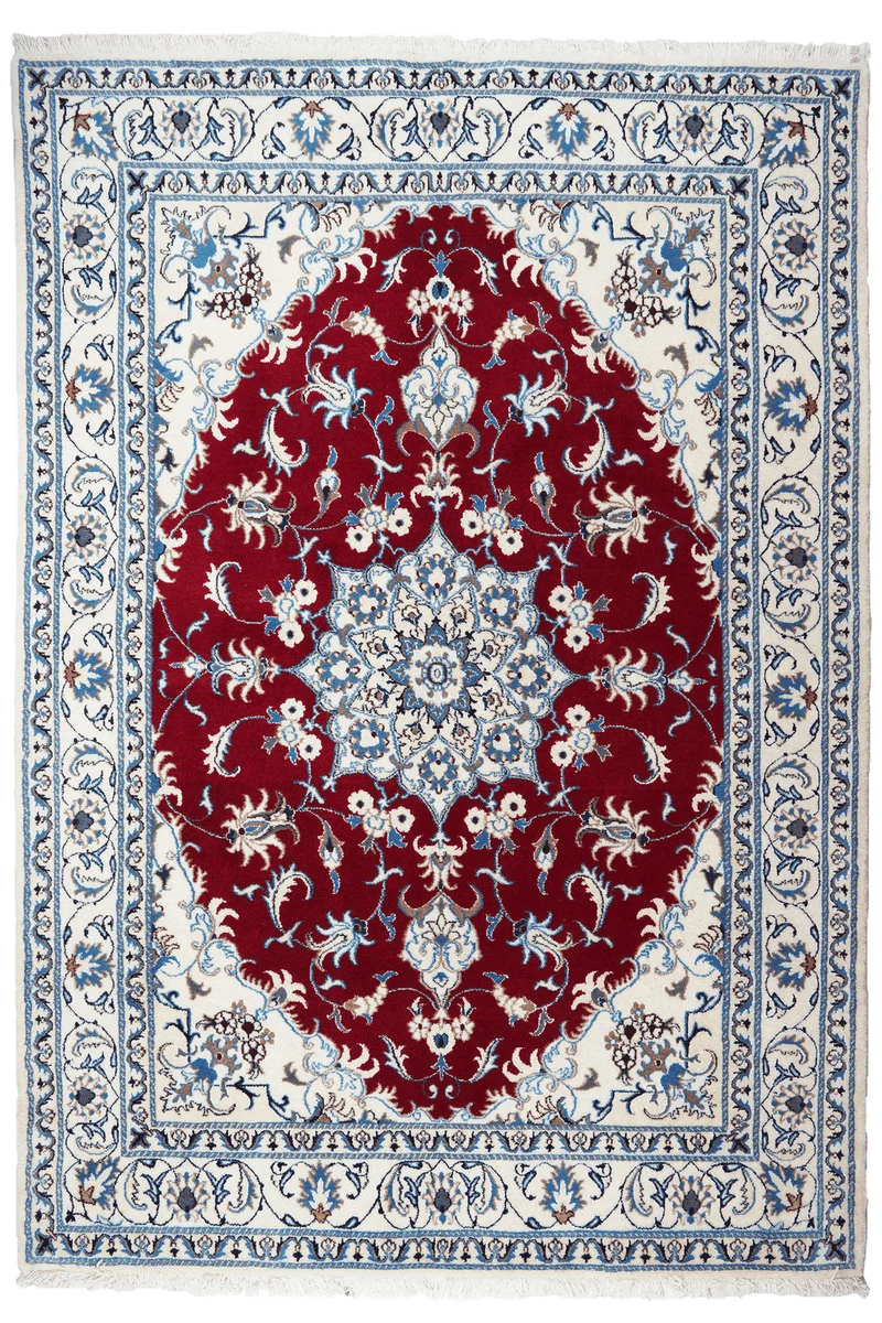 Nain 12La · Handgeknüpft – Rot, 237x166 cm