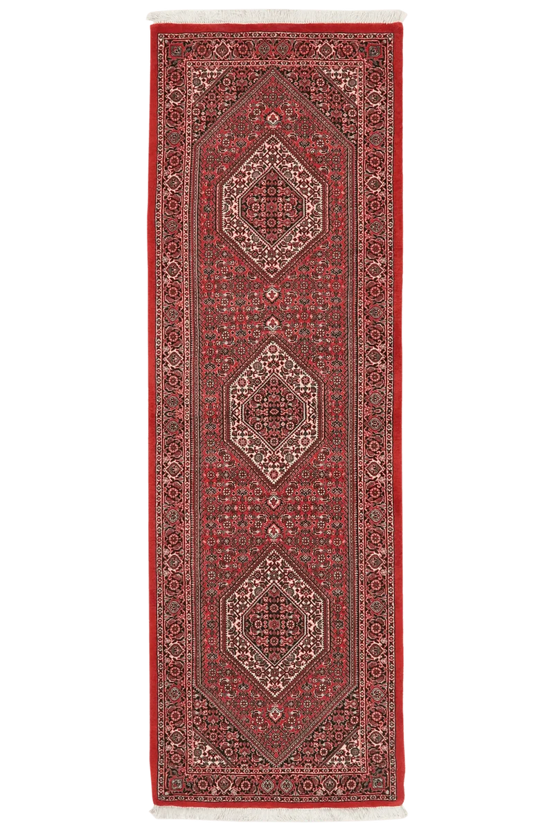 Bidjar Bookan · Handgeknüpft – Rot, 244x78 cm