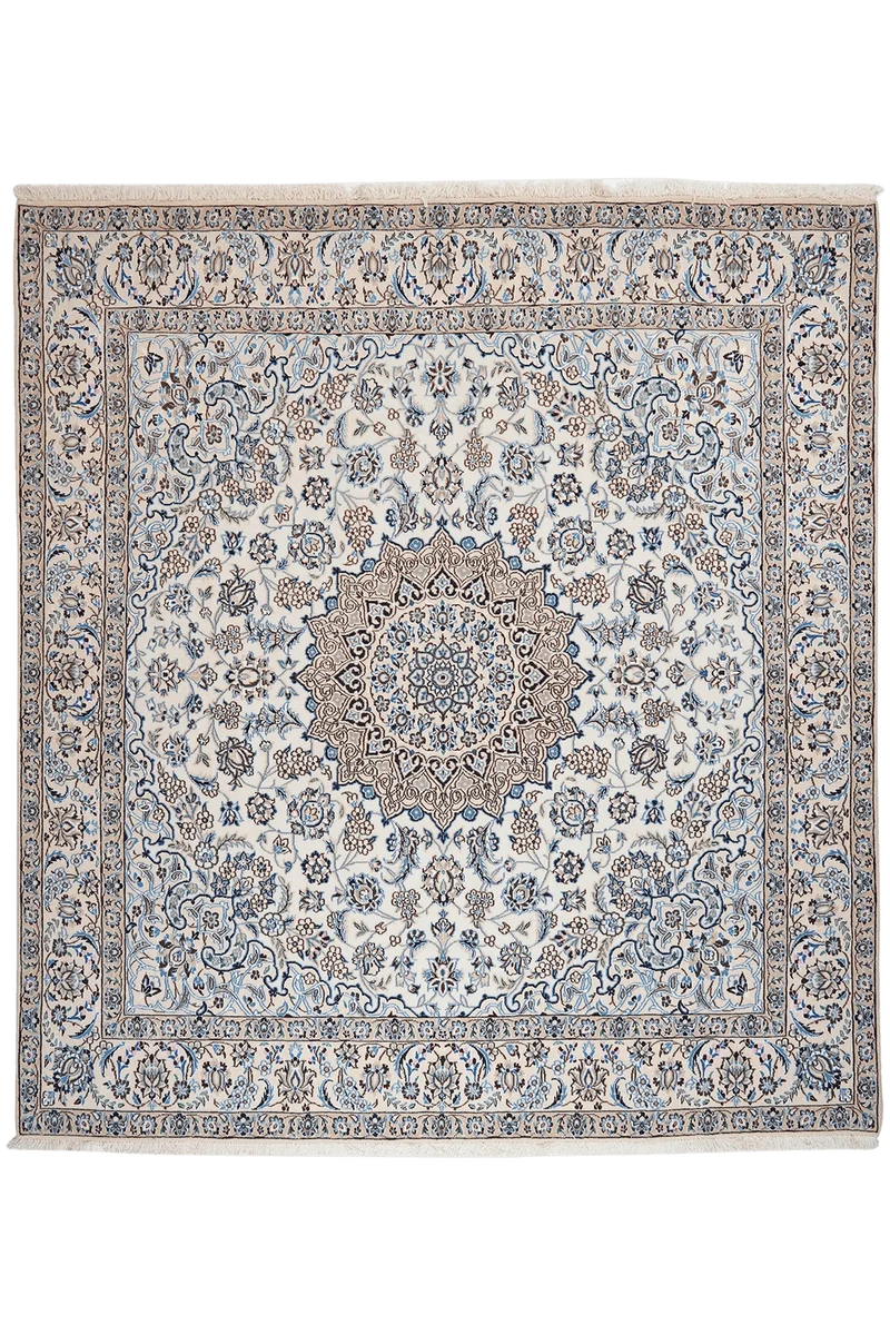 Nain 9La · Handgeknüpft – Beige, 211x197 cm