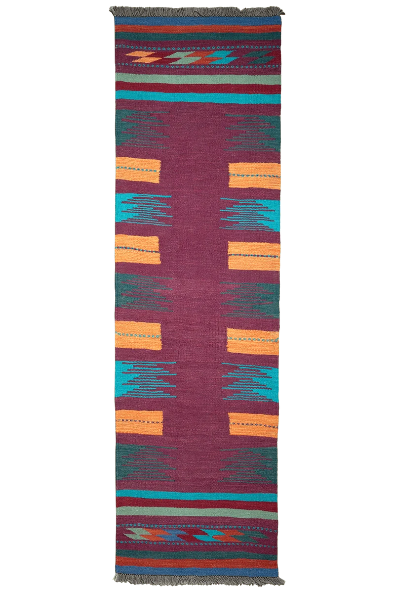 Kashan · Handgeknüpft – Blau, 55x75 cm