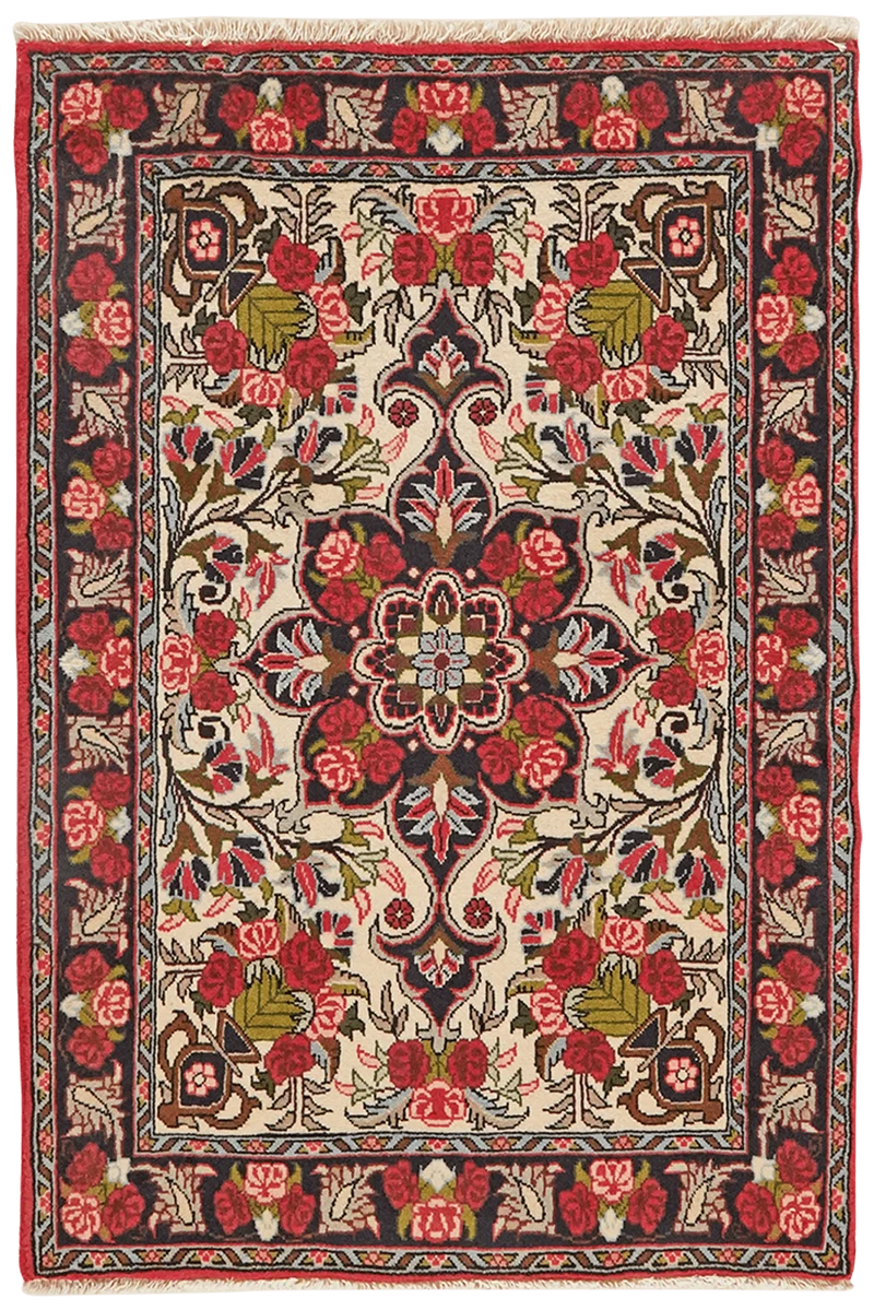 Bidjar · Handgeknüpft – Beige, 105x73 cm