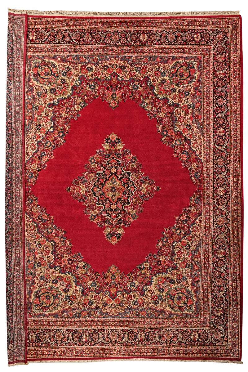 Ghiassabad · Handgeknüpft – Rot, 425x320 cm