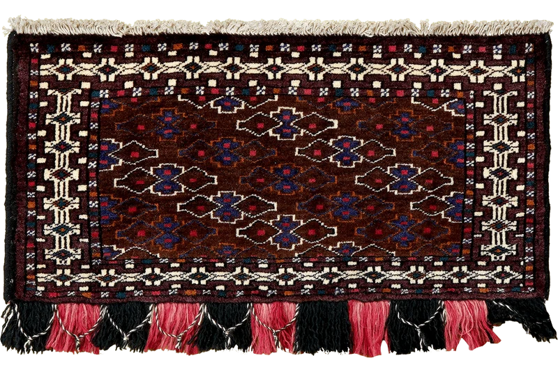 Turkman · Handgeknüpft – Bunt, 34x73 cm