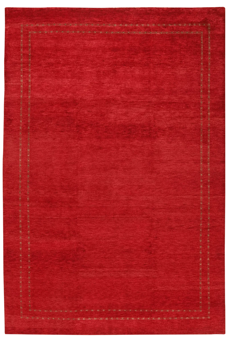 Rizbaf · Handgeknüpft – Rot, 298x198 cm