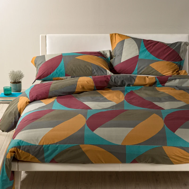 Completo Copripiumino colorama Cromatic in Cotone
