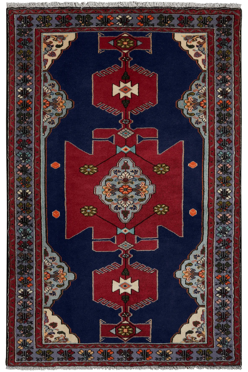 Tarom · Handgeknüpft – Blau, 191x123 cm